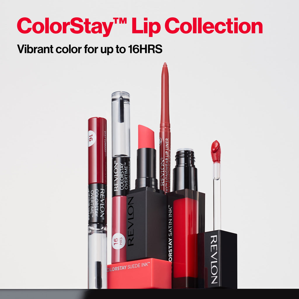Revlon ColorStay Satin Ink Liquid Lipstick, Longwear Rich Lip Colors, 001 Your Go-To, 0.17 fl oz