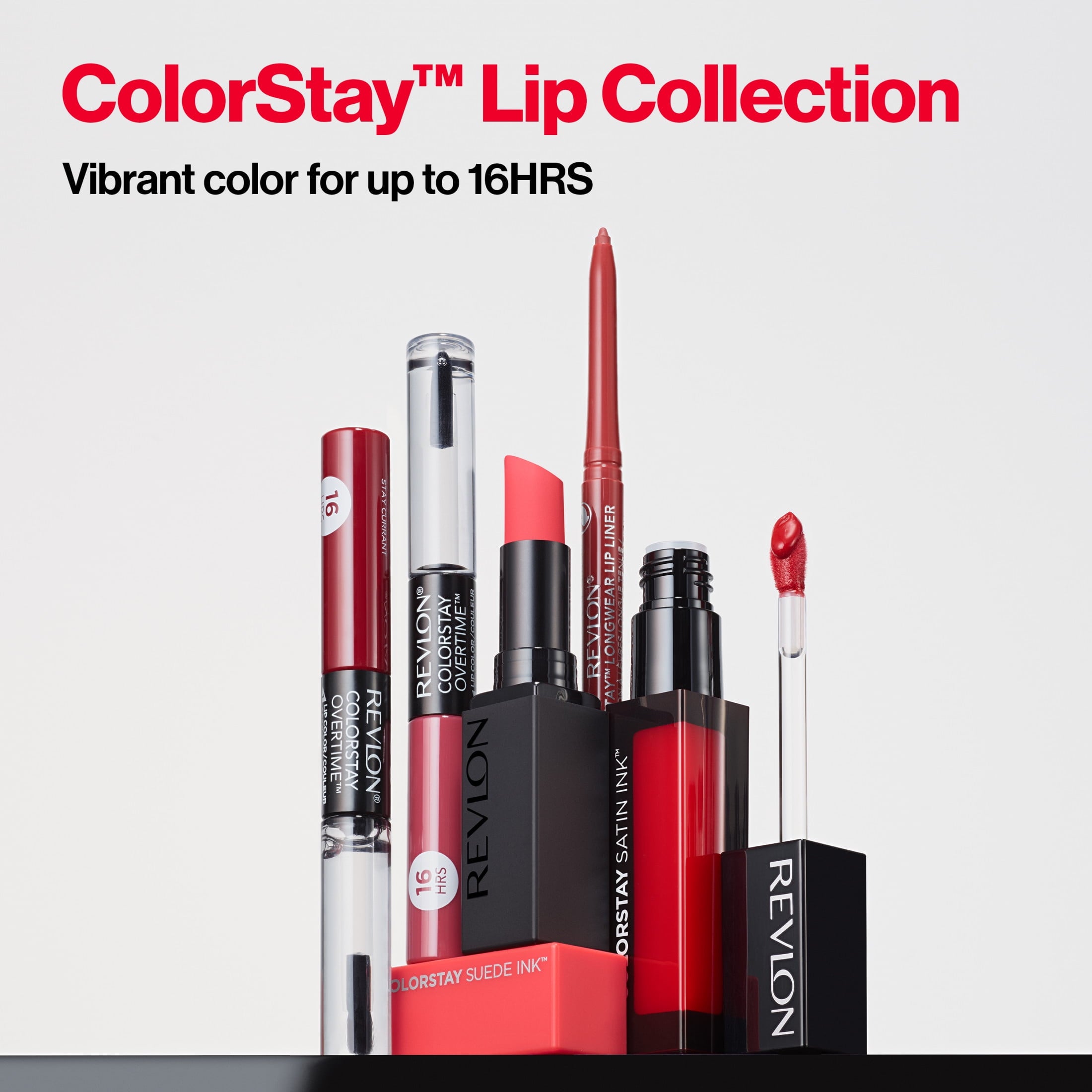 Revlon ColorStay Satin Ink Long Lasting Lipstick with Vitamin E, 015 Fire & Ice, 0.17 fl oz