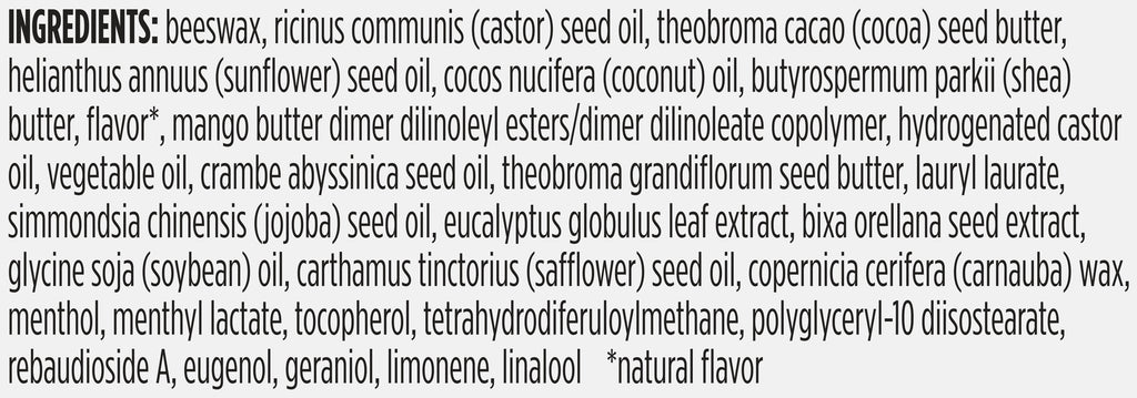 Burt's Bees 100% Natural Origin Rescue Lip Balm, Cooling Eucalyptus, 1 Tube