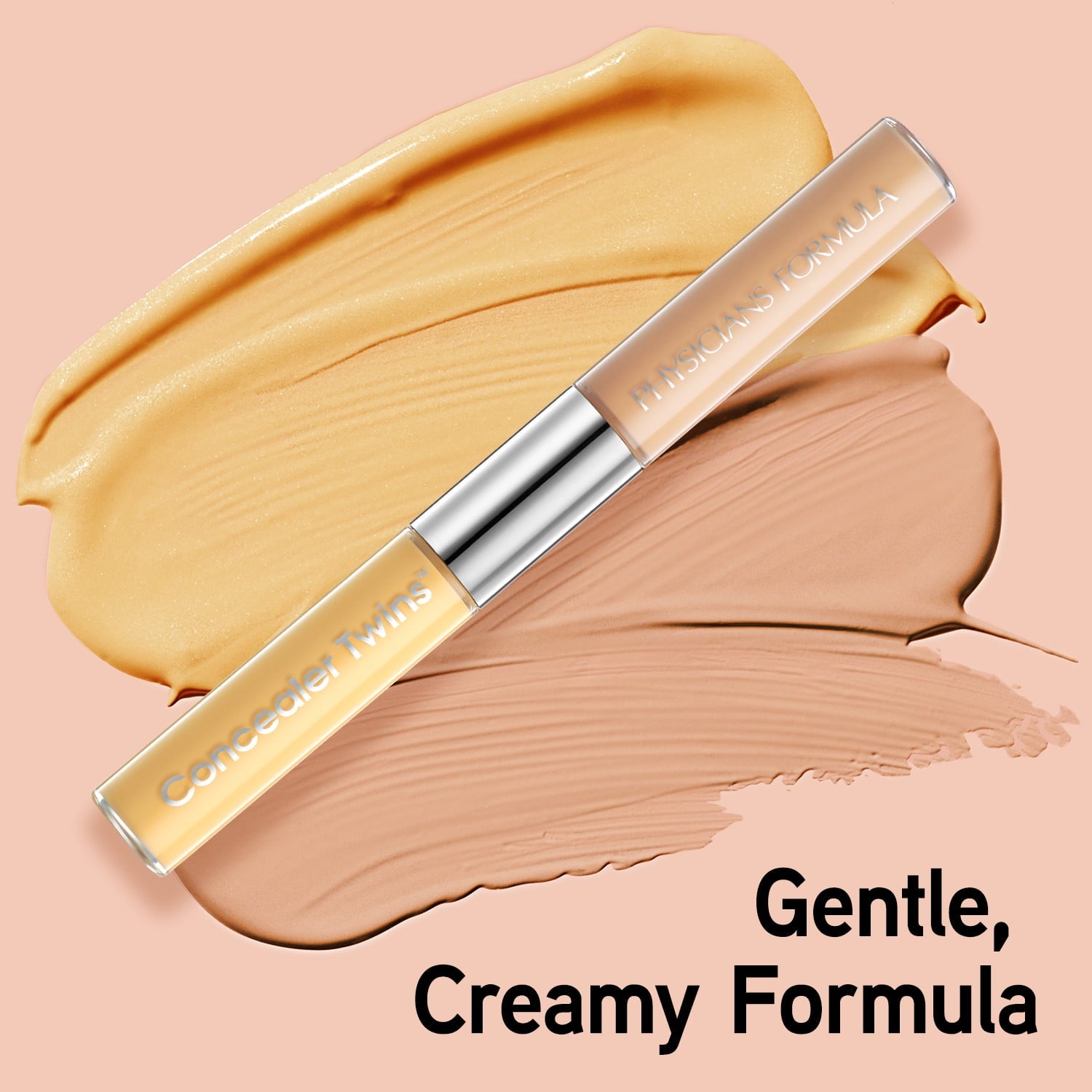 (2 pack) Physicians Formula Concealer Twins Cream Concealer, Yellow/Light