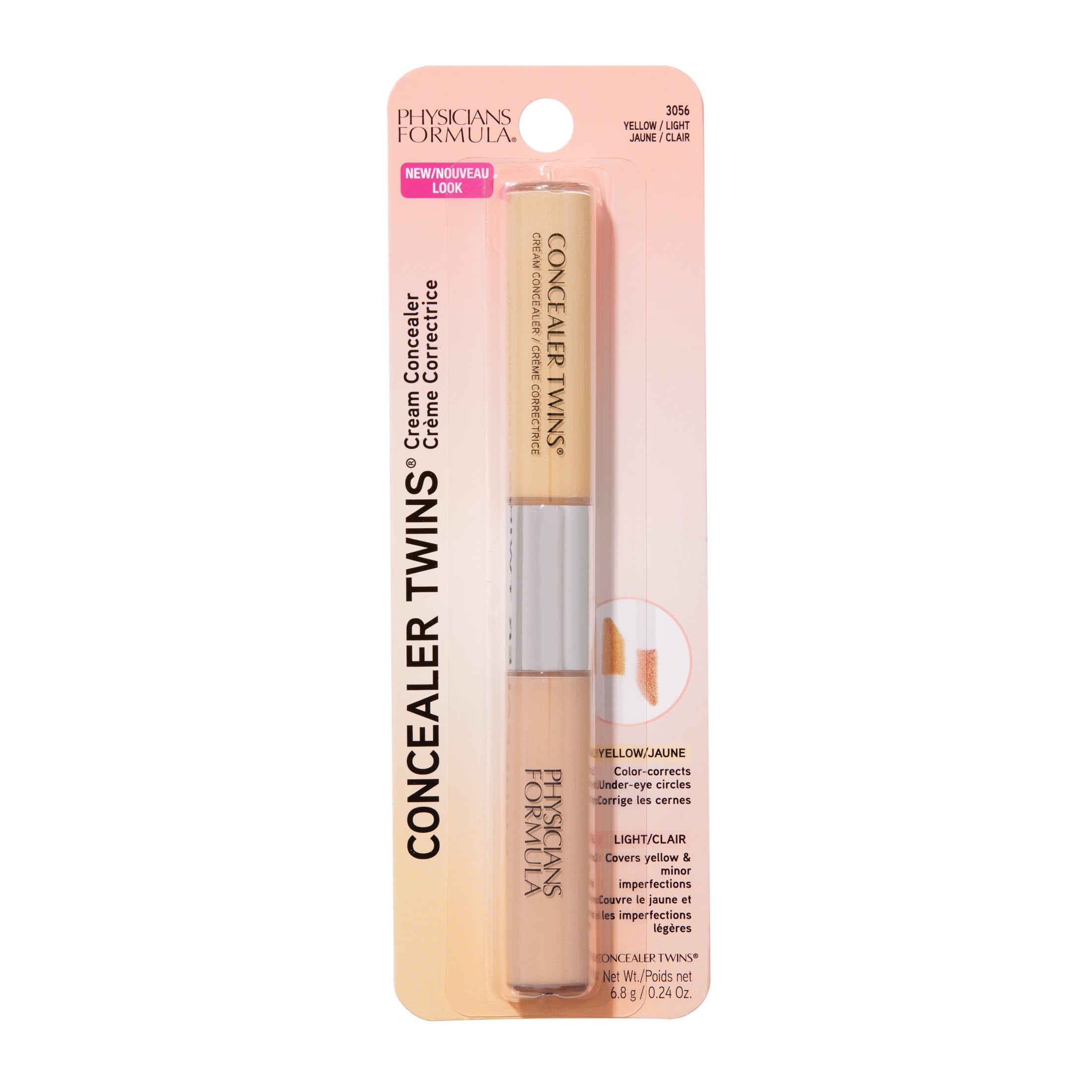 Physicians Formula Physicians Formula Concealer Twins Cream Concealer, Yellow/Light - Yellow/Light