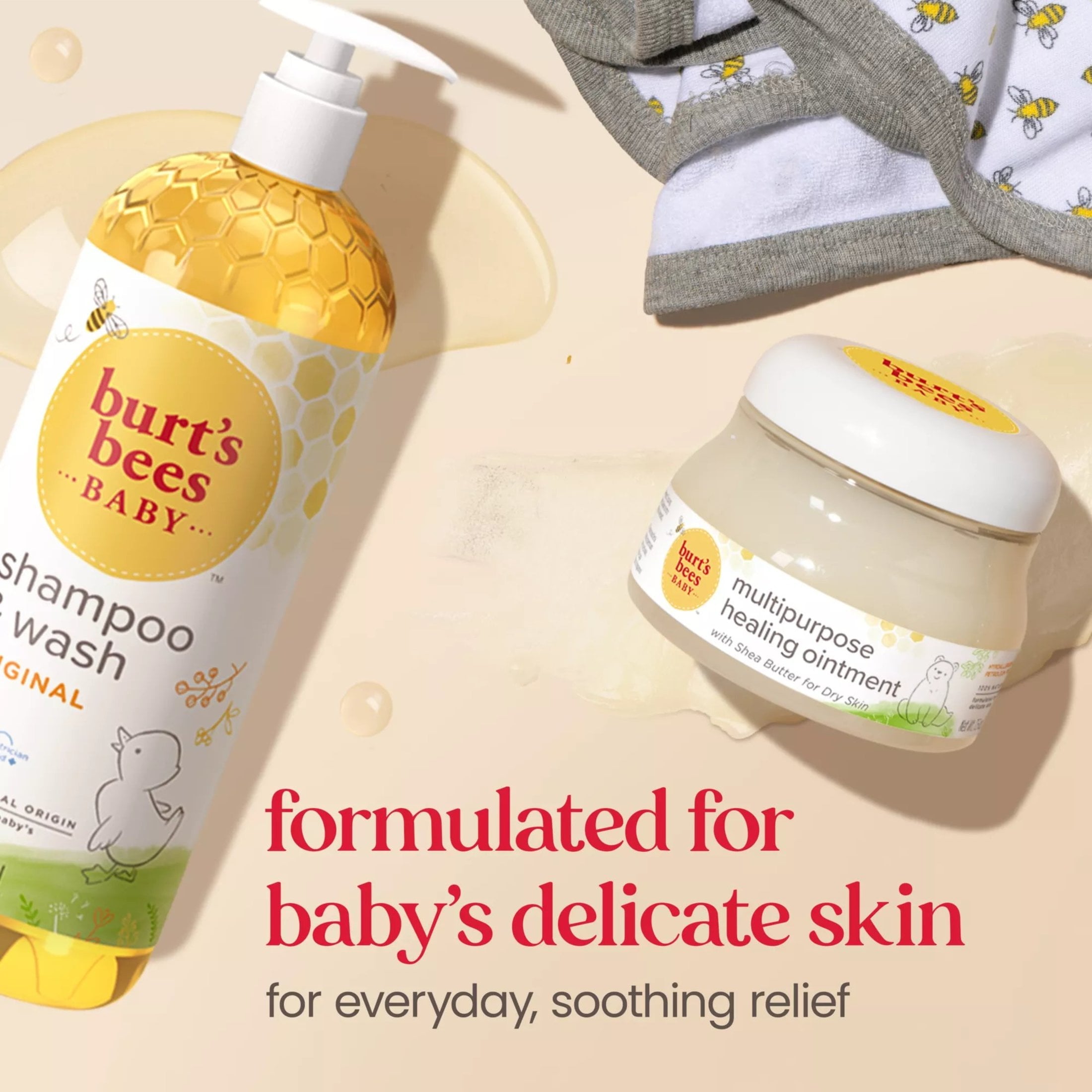 Burt's Bees Baby 100% Natural Origin Multipurpose Healing Ointment - 7.5 Ounce Tub