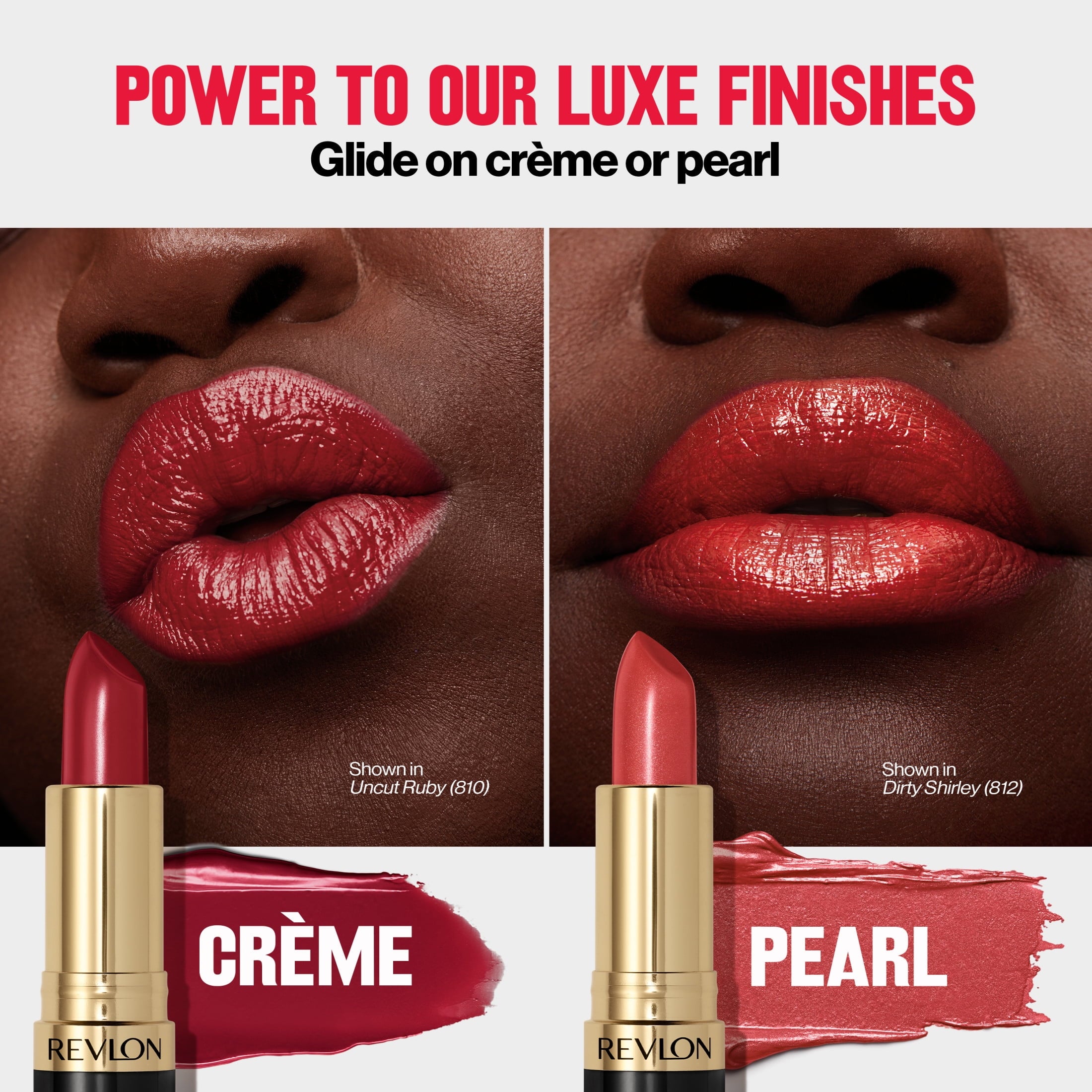 (2 pack) Revlon Super Lustrous Creme Lipstick, Creamy Formula, 473 Mauvey Night, 0.15 oz
