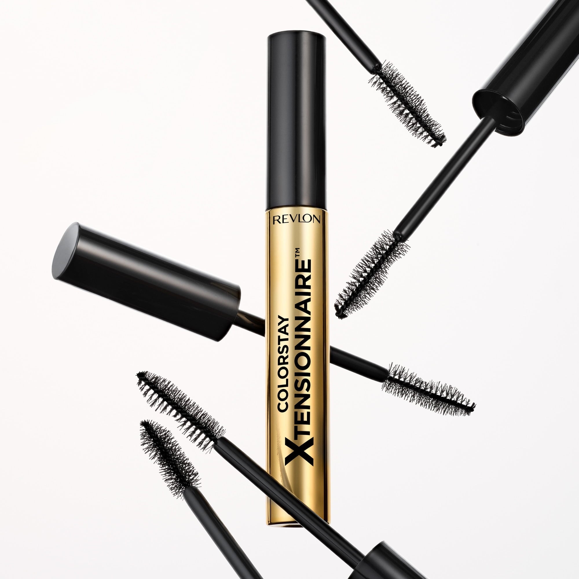 Revlon ColorStay Xtensionnaire Lengthening Mascara, Lash Serum and Mascara In One, 203 Black Brown