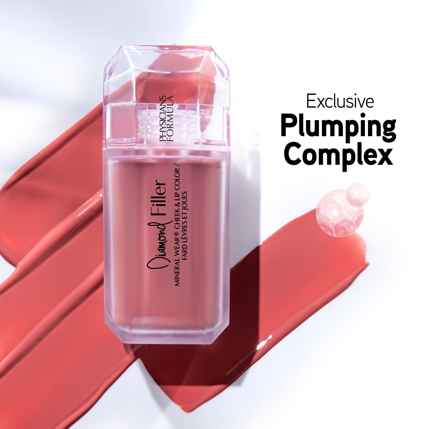 Physicians Formula Mineral Wear Diamond Filler Cheek & Lip Liquid Blush - Brilliant Peach